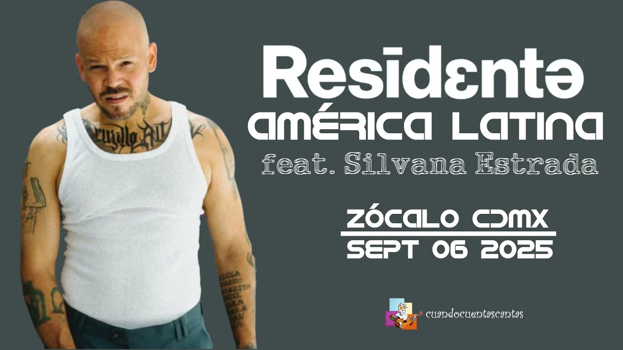 Residente en el z&oacute;calo de la CDMX con Silvana Estrada - Latinoam&eacute;rica