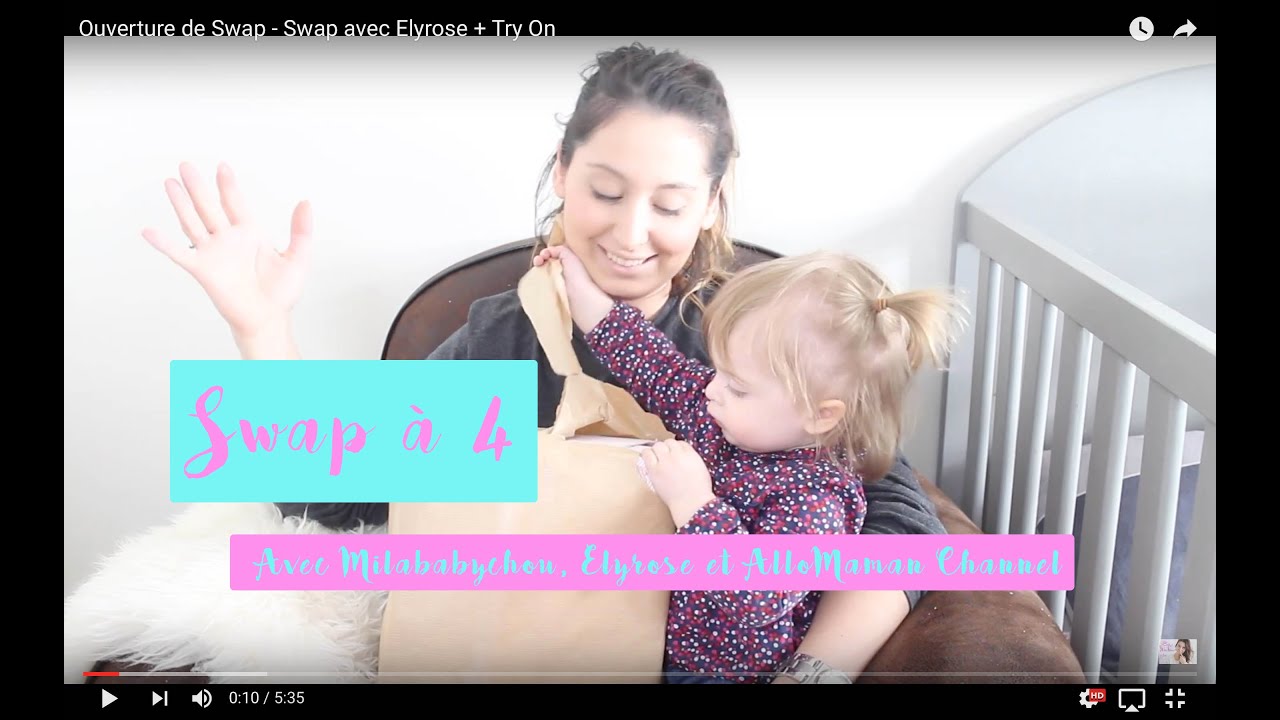 Baby Swap à 4 !!!!  avec Elyrose + Try On