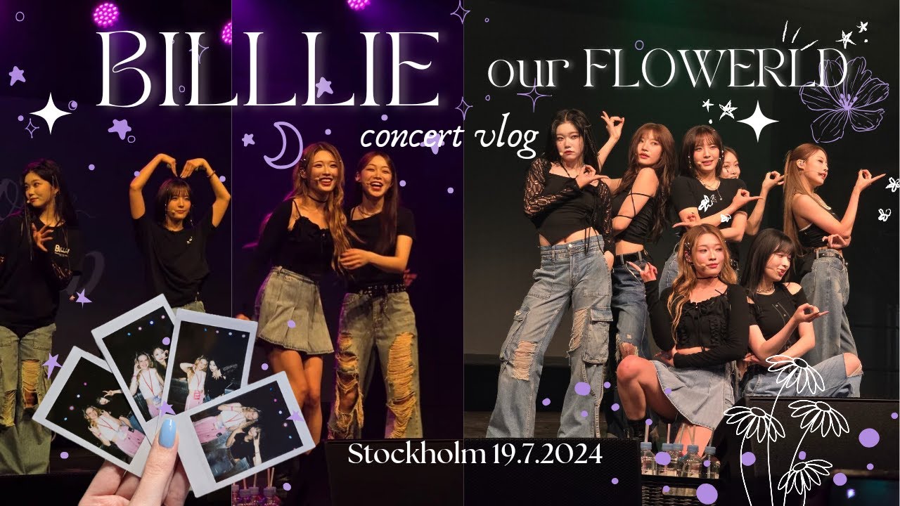 BILLLIE 'Our FLOWERLD (Belllie've You)' in Stockholm!₊˚❀ | concert vlog & first time having VVIP!