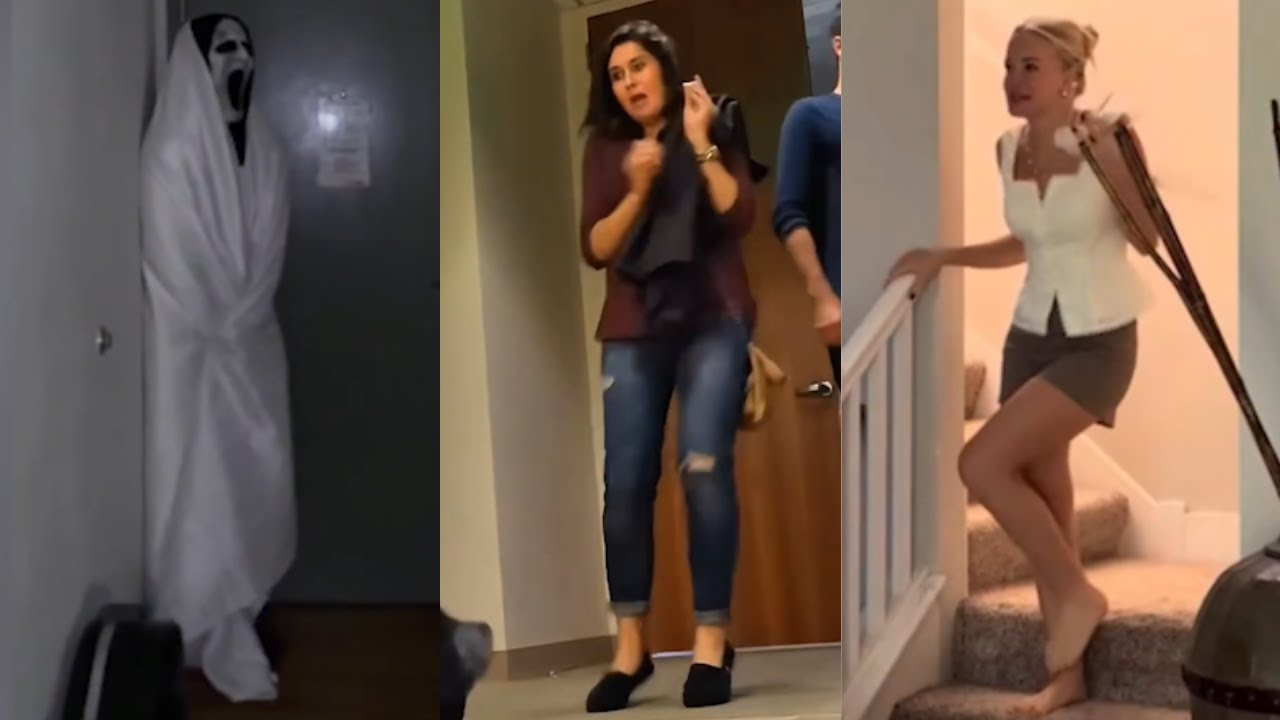 Scare Cam Pranks 🤣🤣 l Funny Videos TikTok Compilation | Funny Compilation | Jump scare | Funny Fail