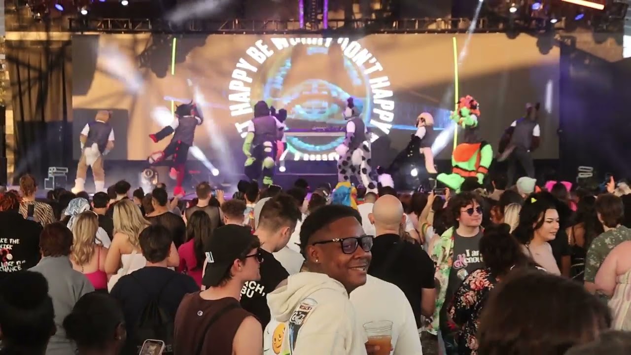 Pride Fest Milwaukee 2025: Furry Dancers - Don't Happy, Be Worry