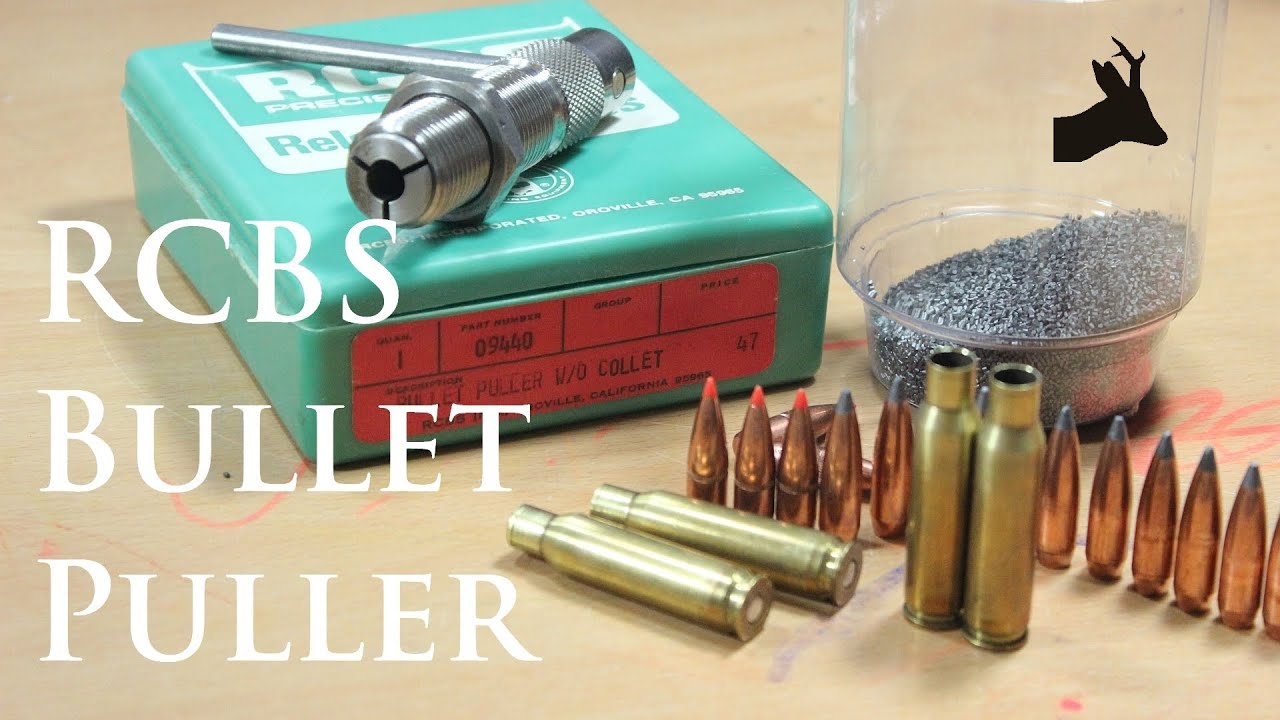 How to disassemble live ammunition with RCBS bullet puller: RoeStalker's tutorial