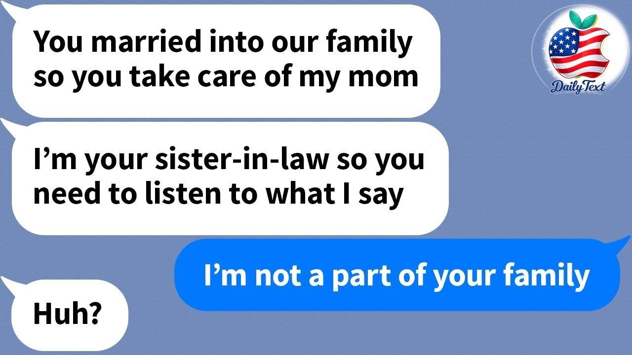 【Apple】 My husband and his sister planned to make me take care of their parents