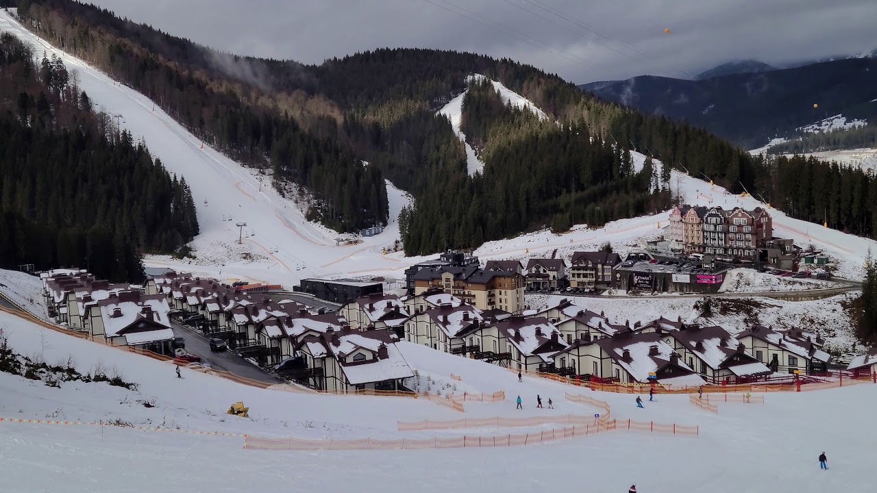 Bukovel 2021 sightseeing (8K)