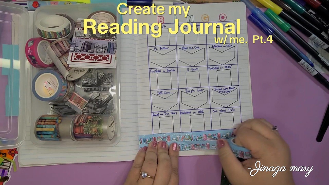Create my Reading Journal w/ me (pt.4)