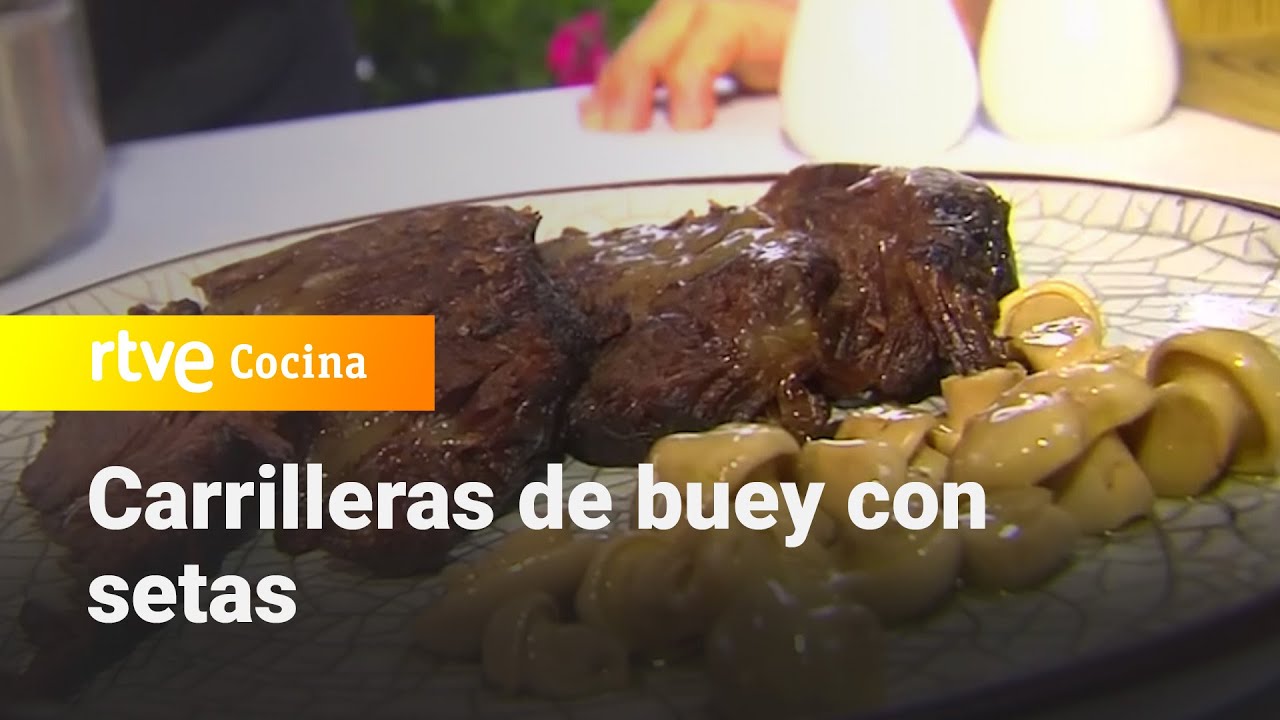 Carrilleras de buey con setas  - España Directo | RTVE Cocina