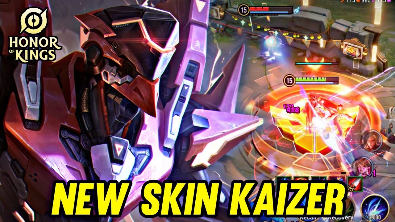 HOK : NEW SKIN KAIZER ANNIHILATOR GAMEPLAY - HONOR OF KINGS