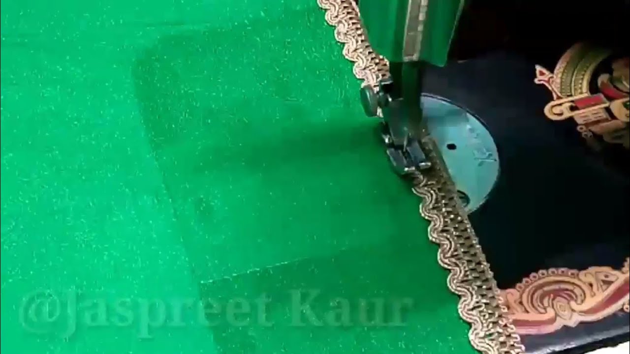 Simple Dupatta को कैसे Stylish And Attractive बयाने?Dupatta Design At Home#Jaspreetkaurstitching