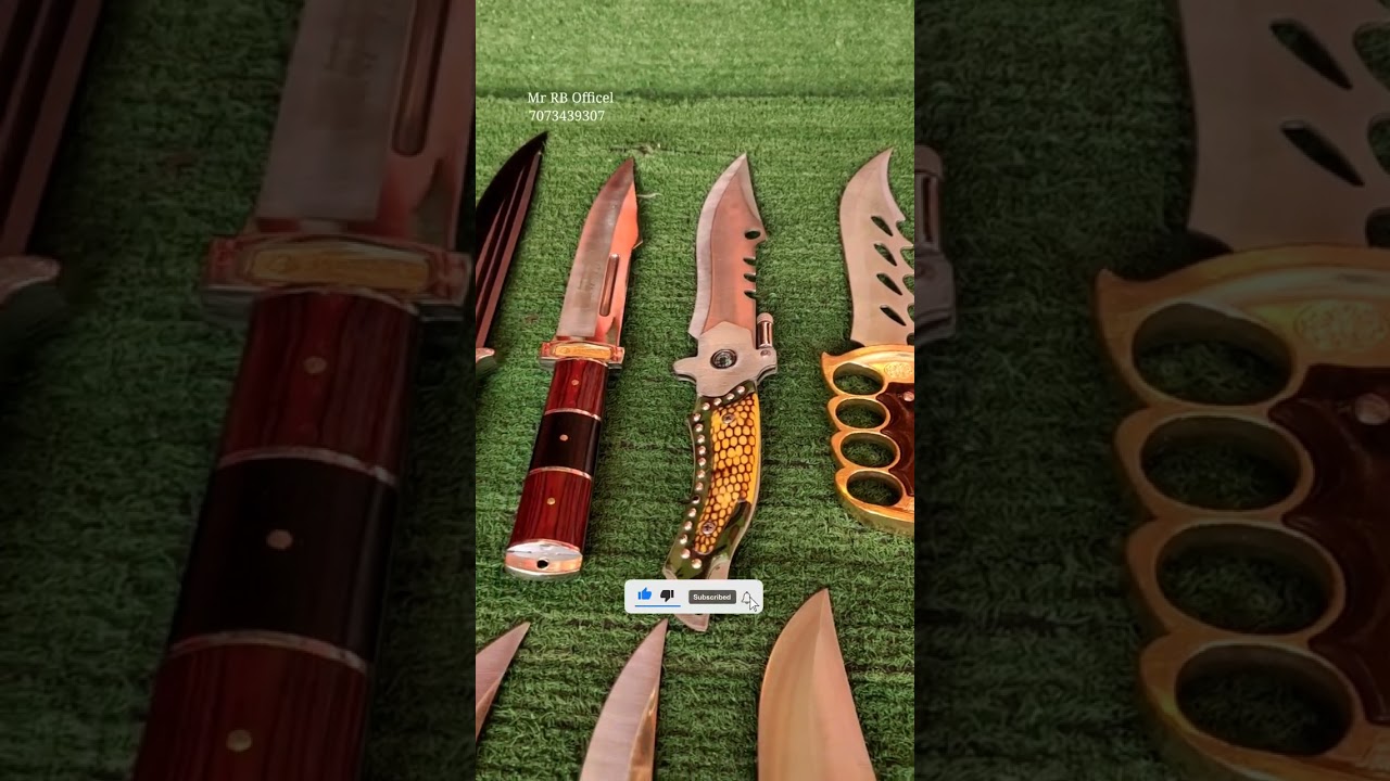 Knuckle Duster Knife ⚔️⚔️ Rambo Khanjar 🔪Chaku_ Dagger Knife_ Indian Sword Market _ Pushkar Sword