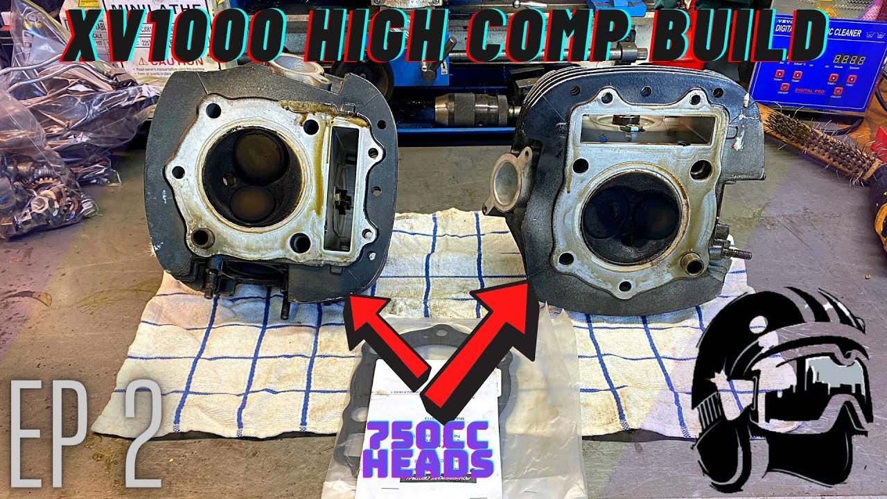XV1000 [VIRAGO] High Compression Engine Build - VALVE TOUCHING PISTON EDITION - EP2
