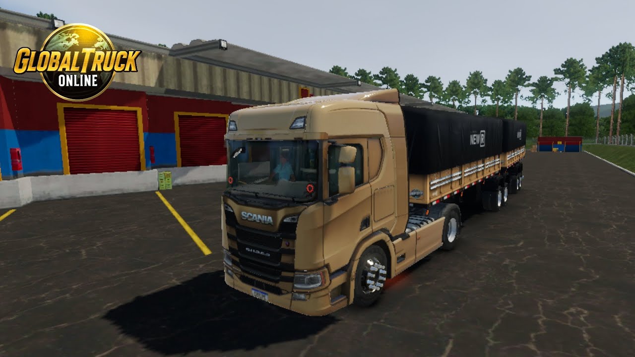 jogando global truck online com a nova scania 550 em 2026
