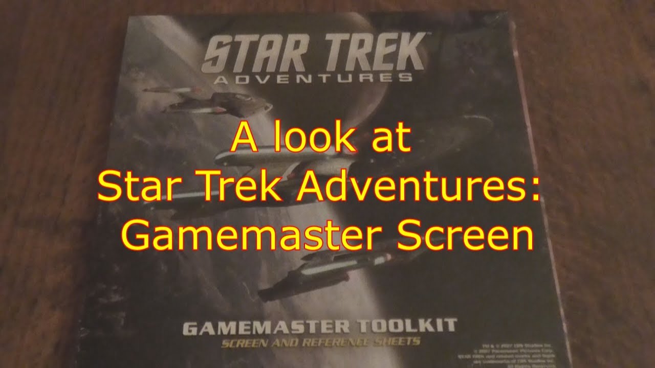 A look at Star Trek Adventures Gamemaster Screen
