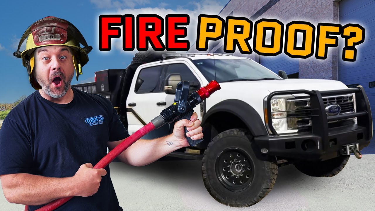 We built a FIRE TRUCK! Custom Ford F550 for OFF-road fire crew