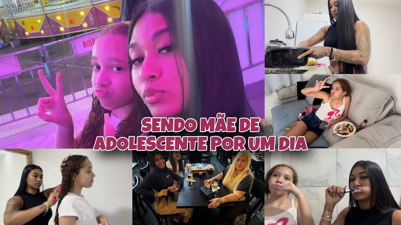 UM DIA SEND0 MÃE DE UMA ADOLESCENTE - fomos ao parque
