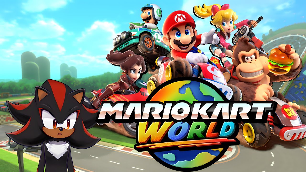 PLAYING MARIO KART WORLD