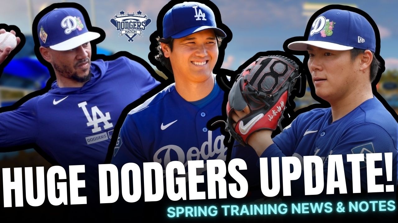 HUGE Spring Training Update! Dodgers Lineup Revealed, Reliever Out to Start Year, Shohei Ohtani Plan