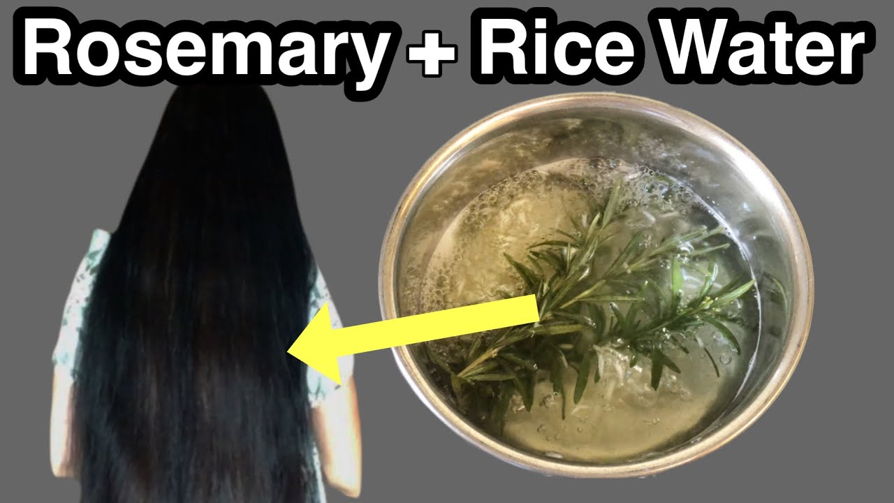 Rosemary and Rice Water for Hair Growth 