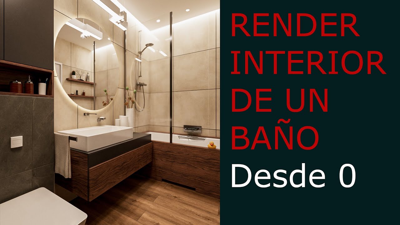 📌 EN VIVO 🔴Diseño de baño desde cero, SKETCHUP - VRAY