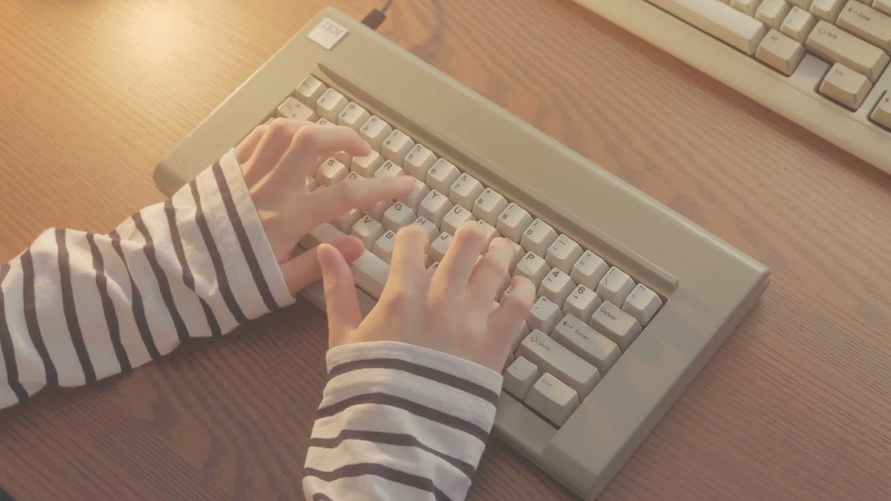 IBM Model F Reproduction (F62) + Solenoid typing demo