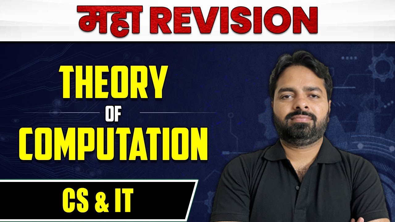 Theory of Computation | CS & IT | MAHA Revision