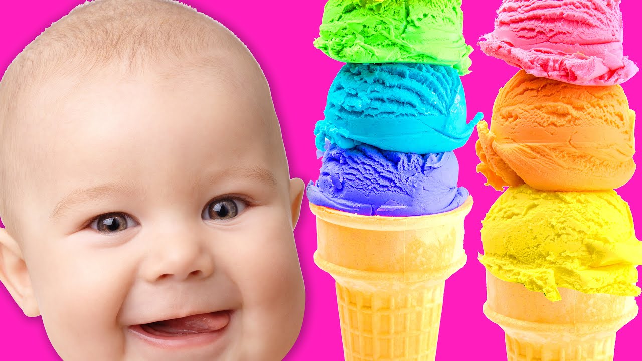 Funny Baby Pretend Play With Ice Cream Truck Baby Doll