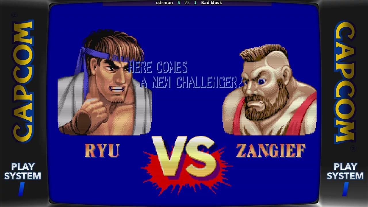 Street Fighter 2 Champion Edition - cdrman (CAT) vs. Bad Musk (ENG)
