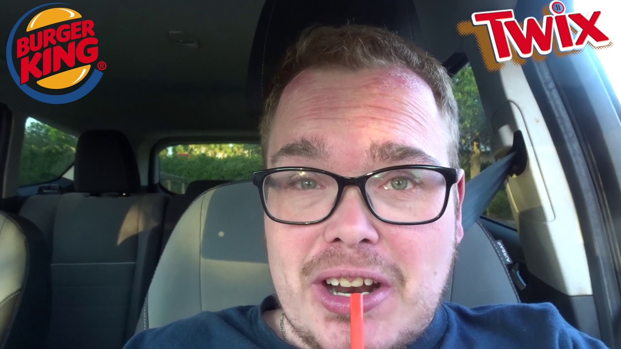 Burger King: TWIX Chocolate Shake REVIEW!! | Lucas Starr