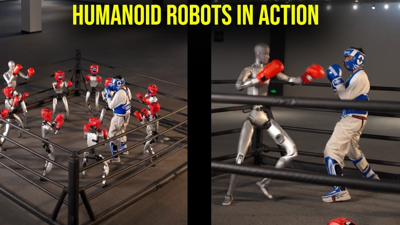 Unitree G1 & H2 Humanoid Robots | Human Interaction & Safety Demo