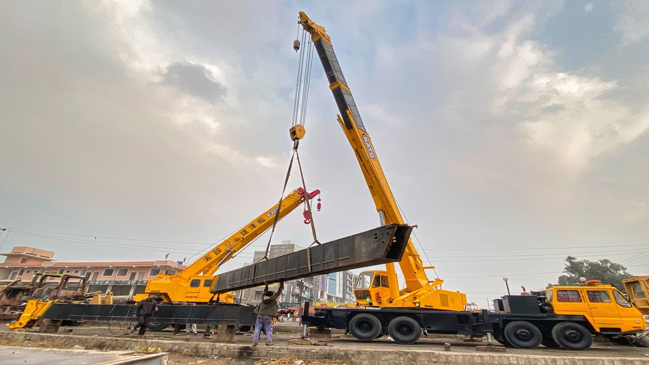 Kato 50 Ton Crane Booms Seal leaked and his Fitting with Amazing Process