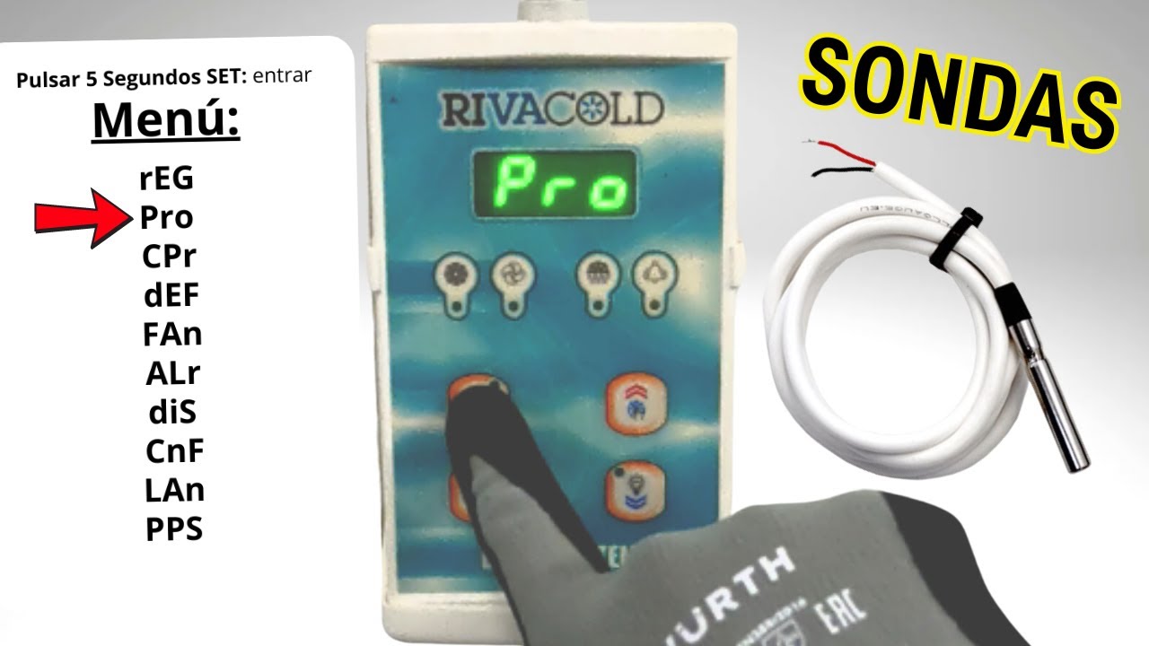 ✅ Menú SONDAS - Mando Rivacold Blocksystem