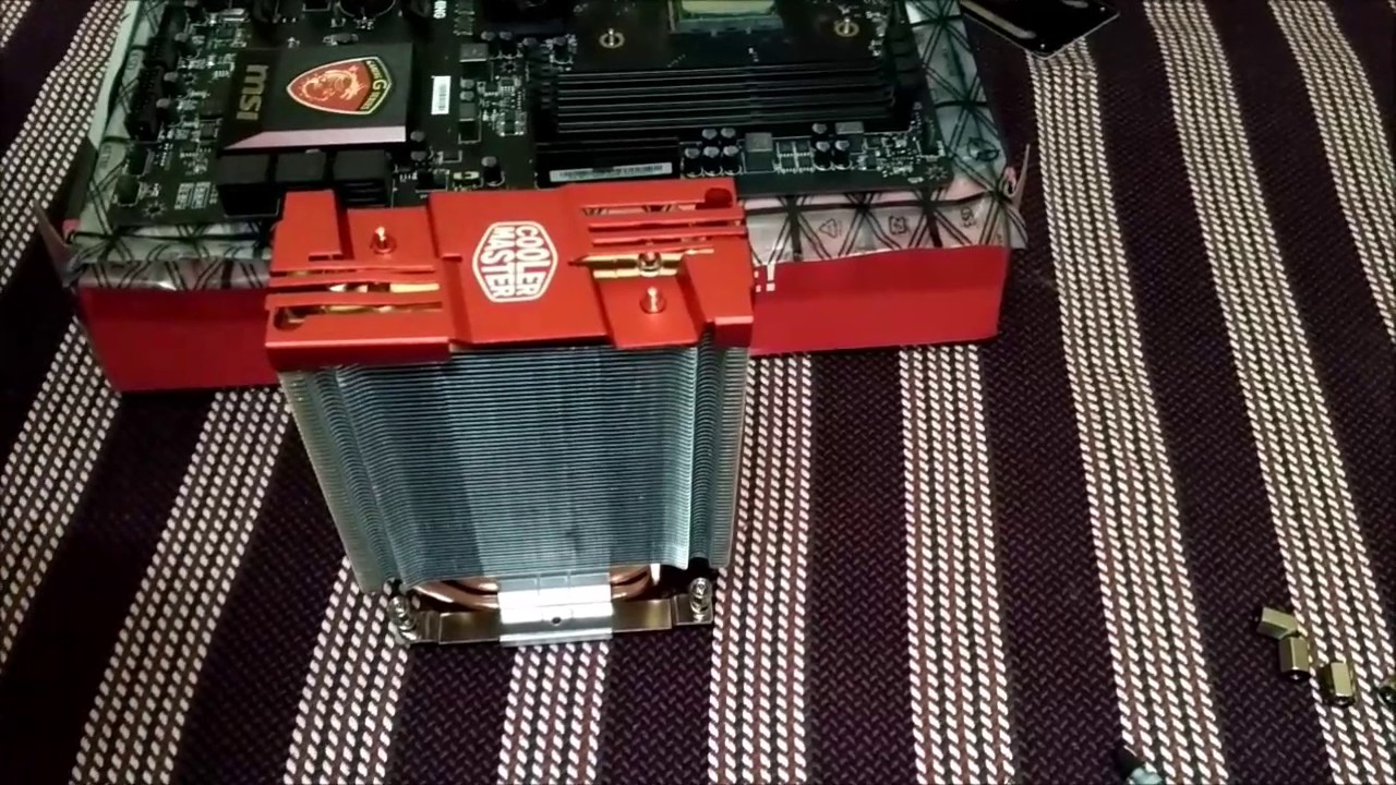 How to install Cooler Master Hyper 212 LED Turbo in PC