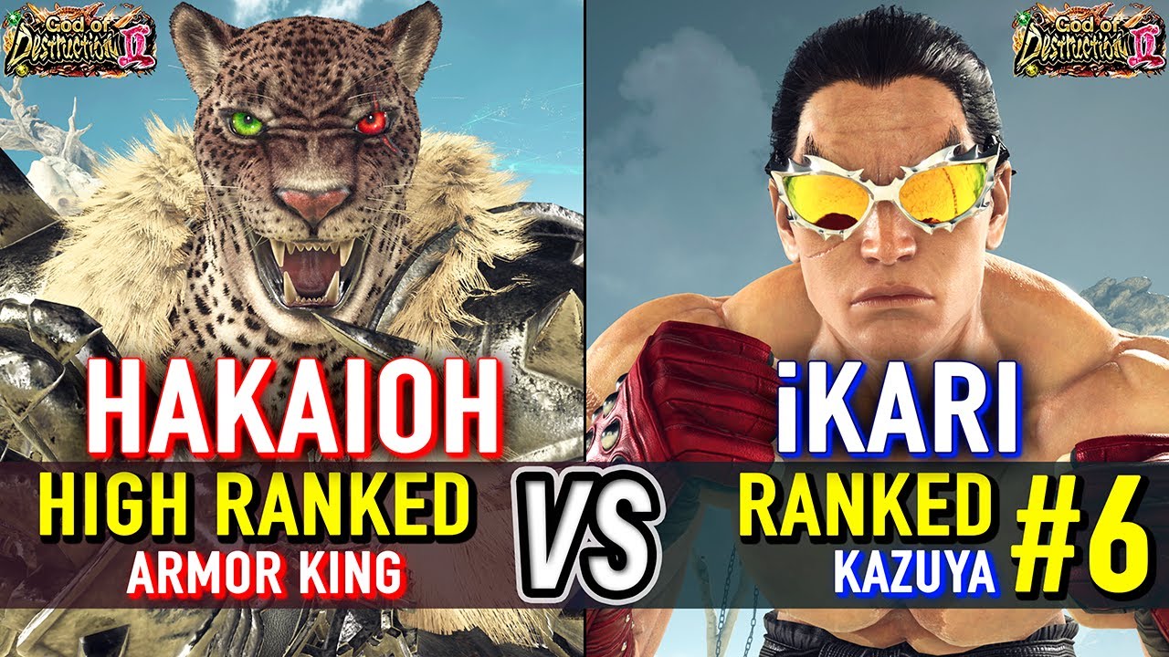 T8 🔥 HAKAIOH (Armor King) vs IKARI (#6 Ranked Kazuya) 🔥 Tekken 8 High Level Gameplay