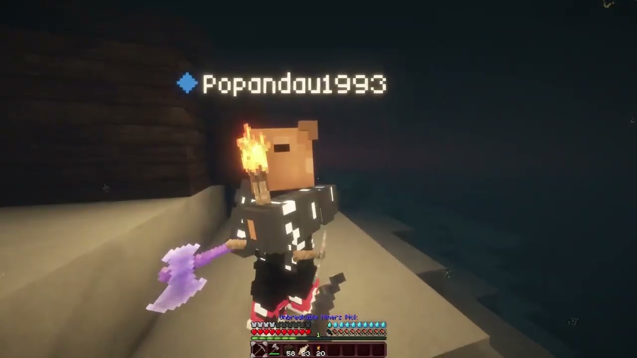 Minecraft moddato e subito dopo, Hardcore
