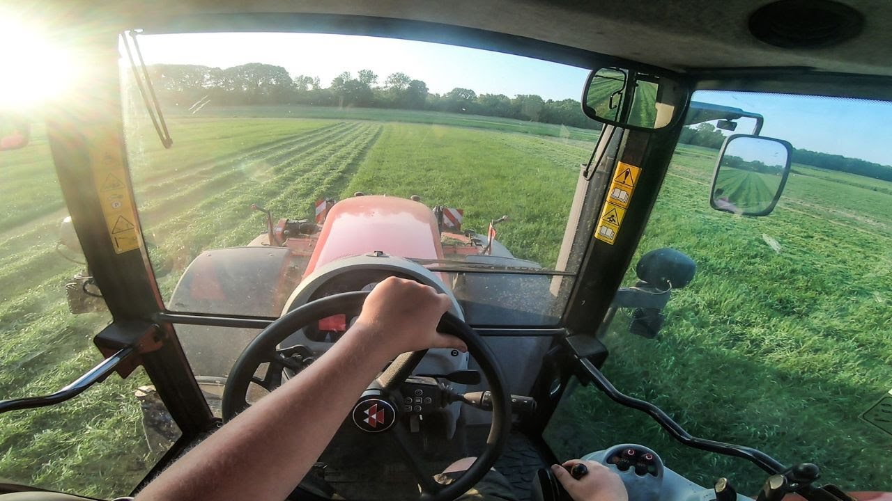 CabView / Fauchage avec un MF 7480 //Belgique//
