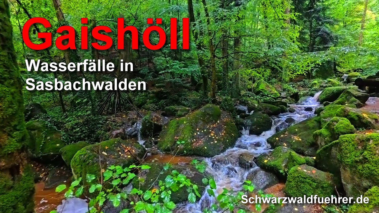 Gaishöll-Wasserfälle in Sasbachwalden
