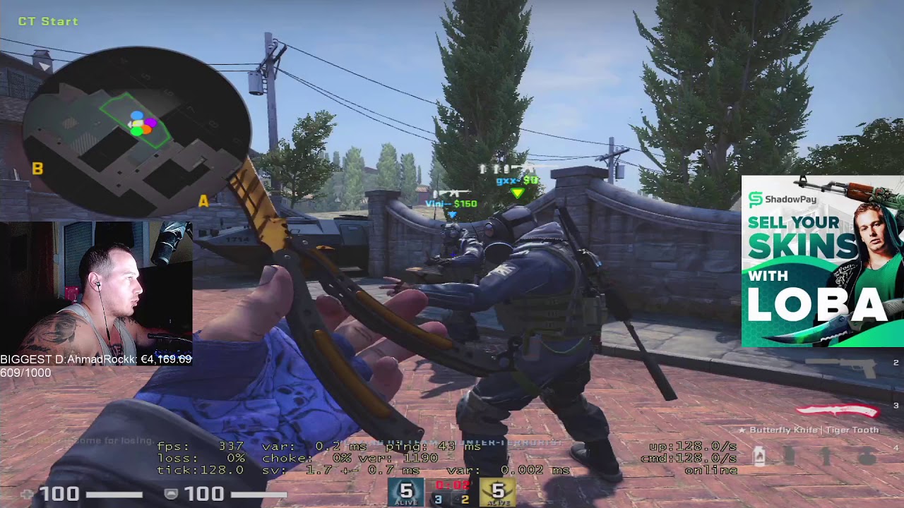 Lobanjica plays FPL w/ YEKINDAR gxx- Vini against XANTARES smooya REDS7AR - Faceit Pro League