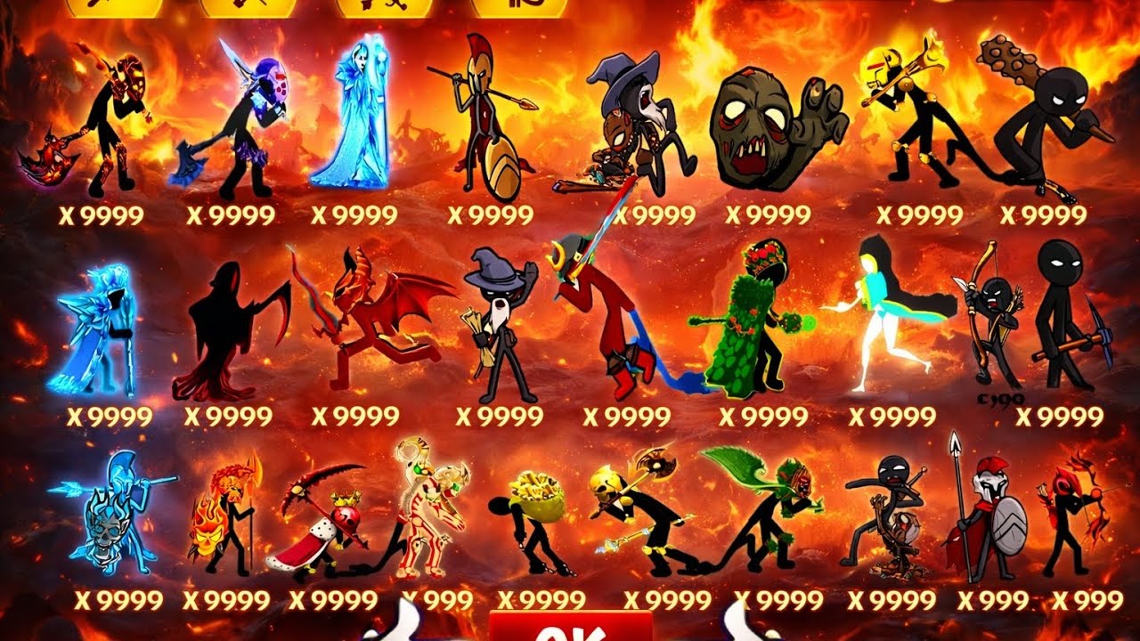 INSANE 9999 ARMY MOD BATTLE 😱 | ULTIMATE Stick War Chaos 🔥#stickwarlegacy  #stickwarsaga 