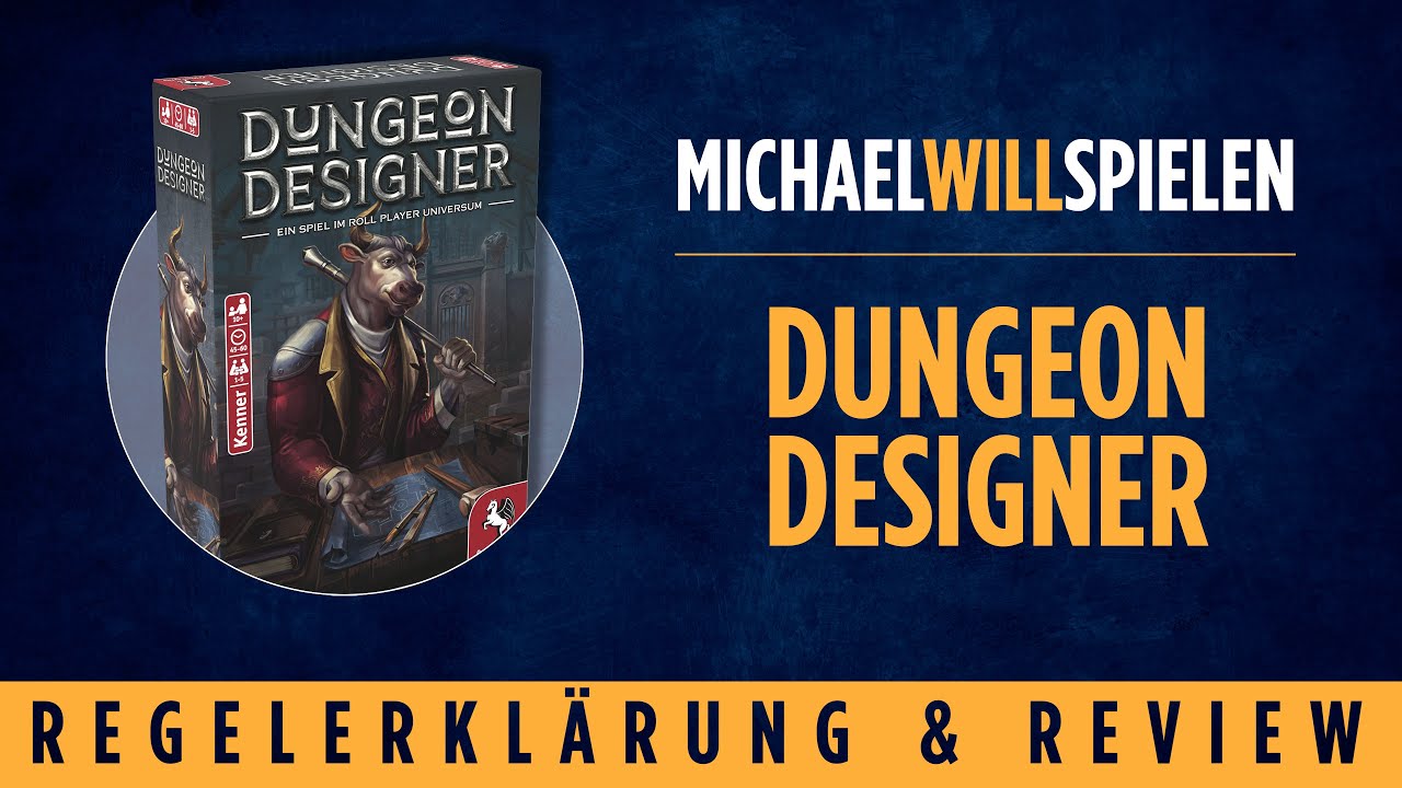 DUNGEON DESIGNER – Regelerklärung und Review – kartengesteuerter Dungeon-Builder