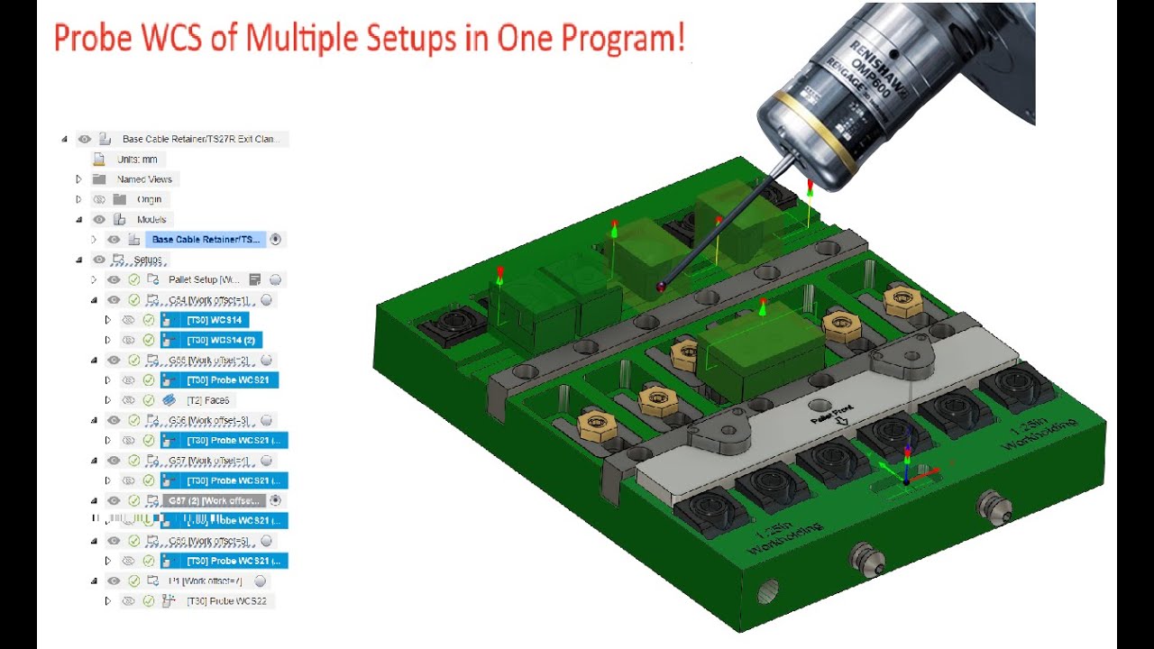 Fusion360 Tutorial: Probe Multiple Parts in Different Offsets in One Program
