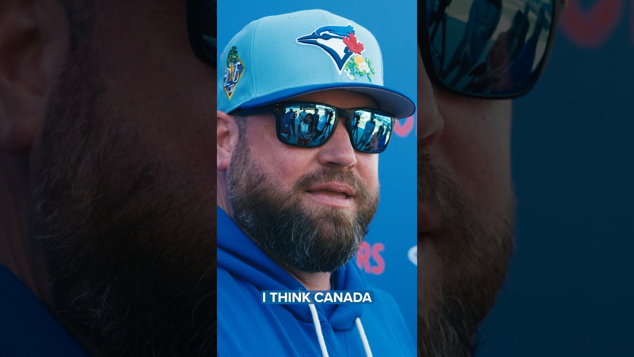 John Schneider is cheering for Team Canada at the Olympics 🇨🇦 #MLB #BlueJays #Olympics #Hockey