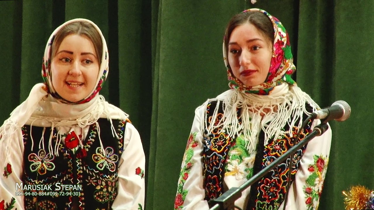 Вертеп, с.В.Яблунька, Виступ на конкурсі, колядки