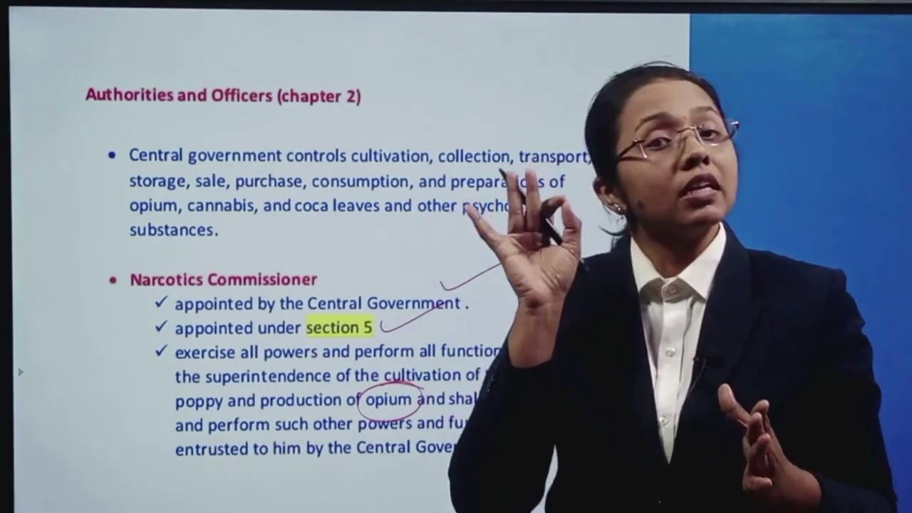 KERALA PSC PHARMACIST COACHING - NARCOTIC DRUGS AND PSYCHOTROPIC SUBSTANCES ACT NDPS ACT