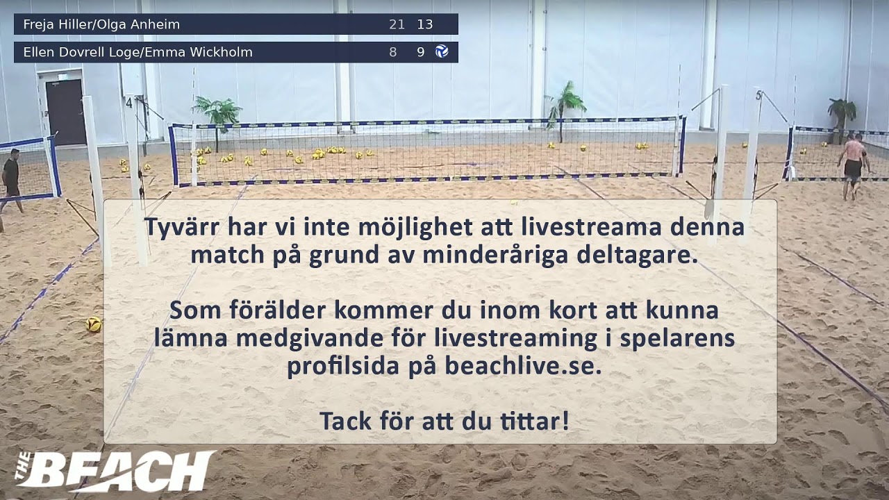 Kvart 1 - Freja Hiller / Olga Anheim vs Ellen Dovrell Loge / Emma Wickholm