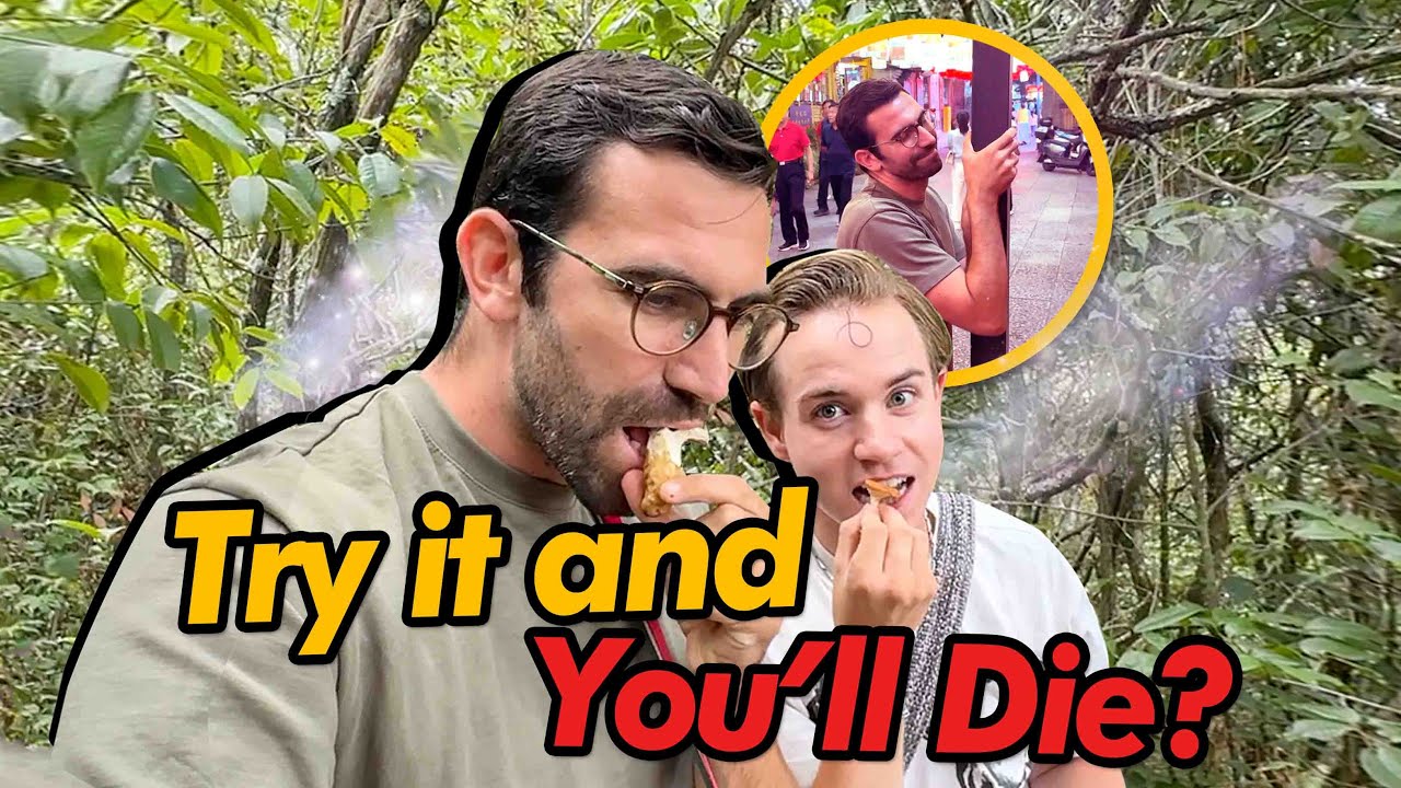 Tricked My American Bro into Eating Wild Mushrooms in China