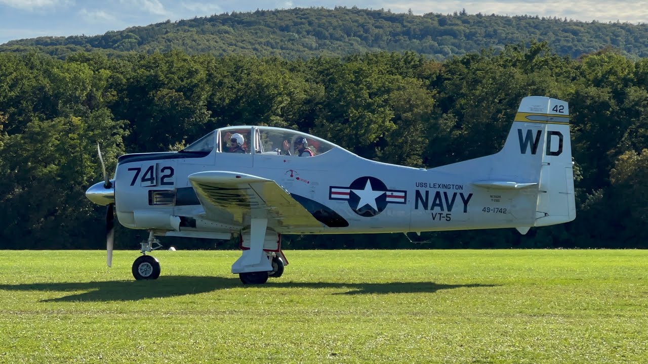 T-28 Trojan at Oldtimer Hahnweide 2025 OTT25