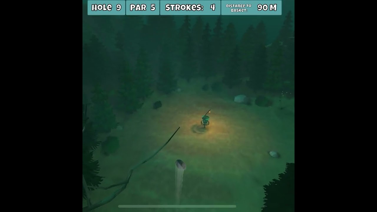 Epic Disc Golf Valley Skip Shot Hole in One! 🥏 🏔