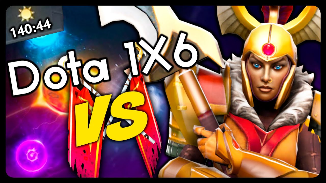ULTIMATE DOTA 1x6 SURVIVAL MATCH!! This is just one(!) game!