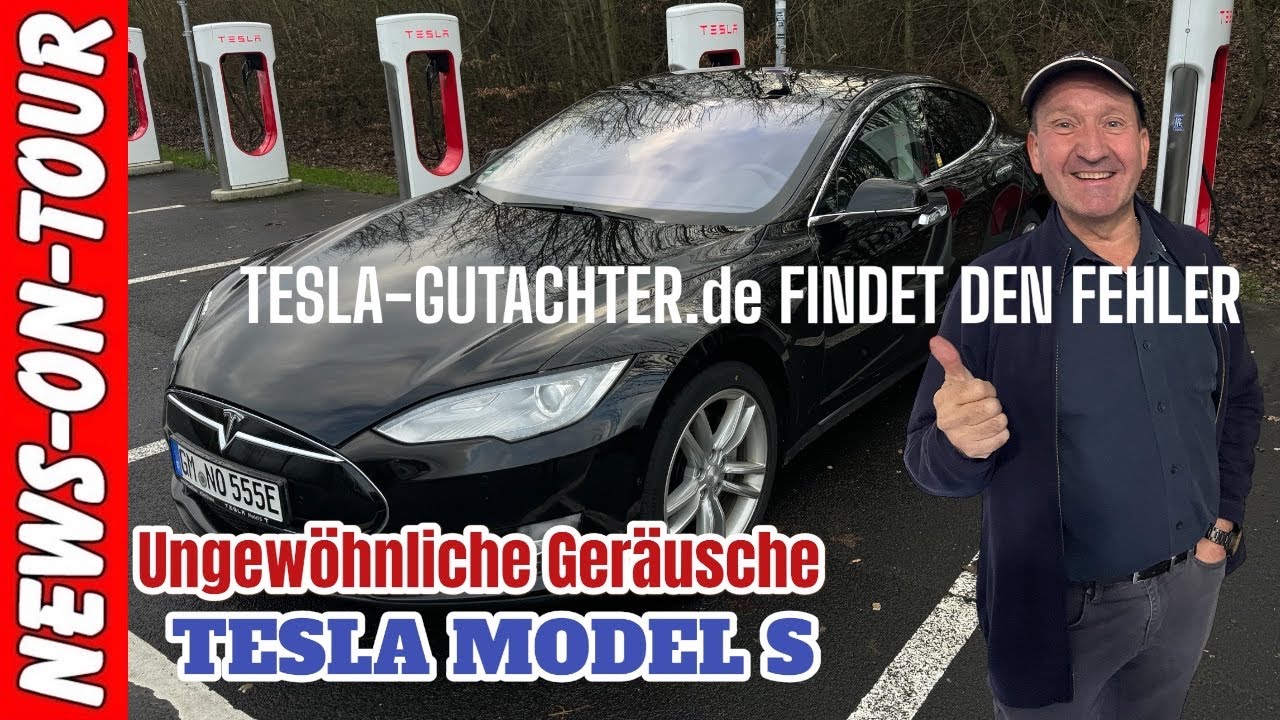 Polterger&auml;usche beim Model S: Tesla-Experte Wolfgang M&uuml;ller findet AM ENDE den Fehler @Elektrogarage