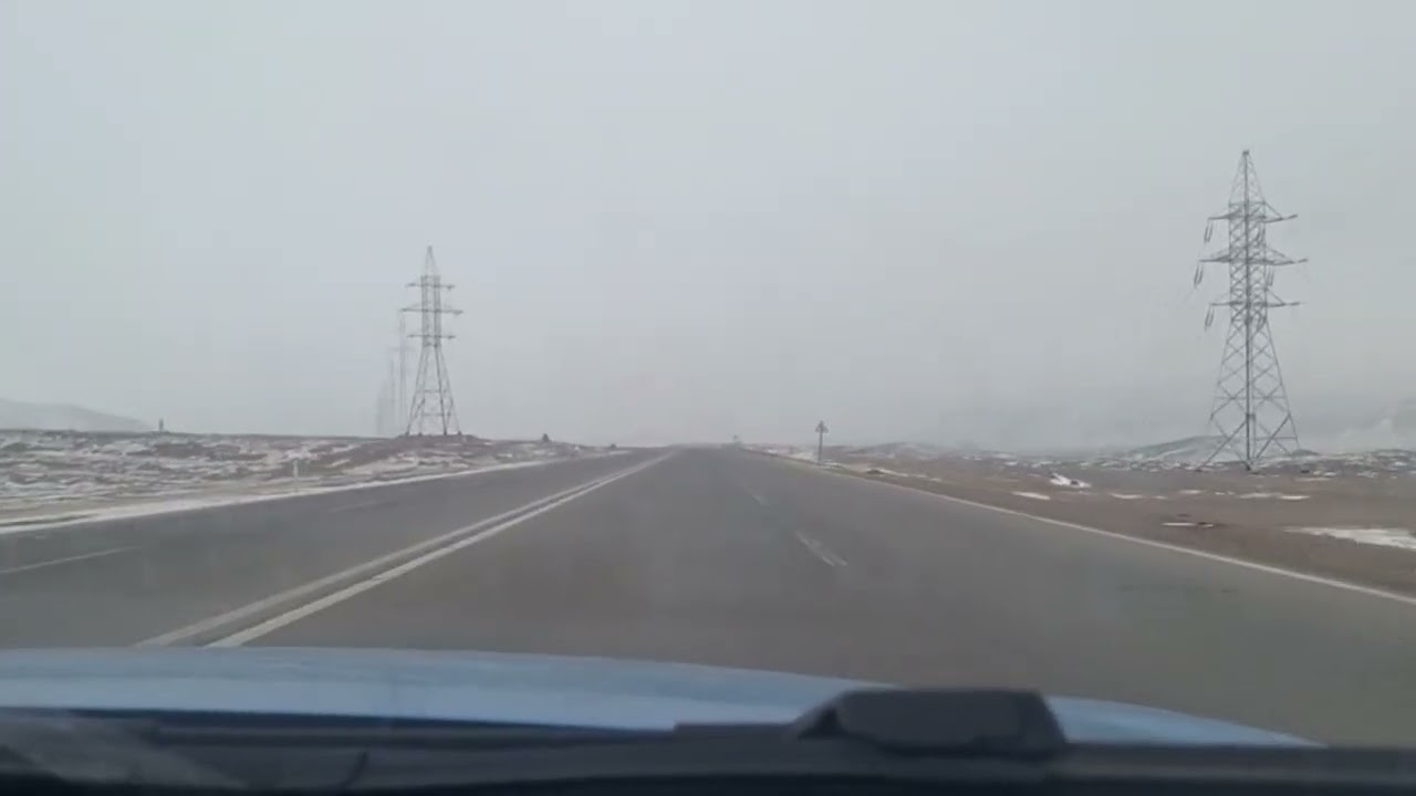 ❄️ Winter Drive Through Ordubad Highways | Snow-Covered Roads