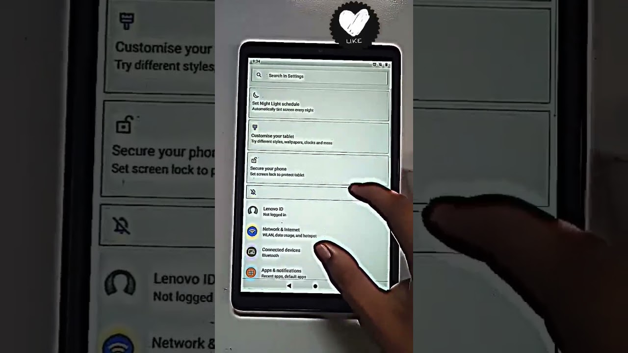 How to set your navigation system in Lenovo Tablet #viralvideo #trending